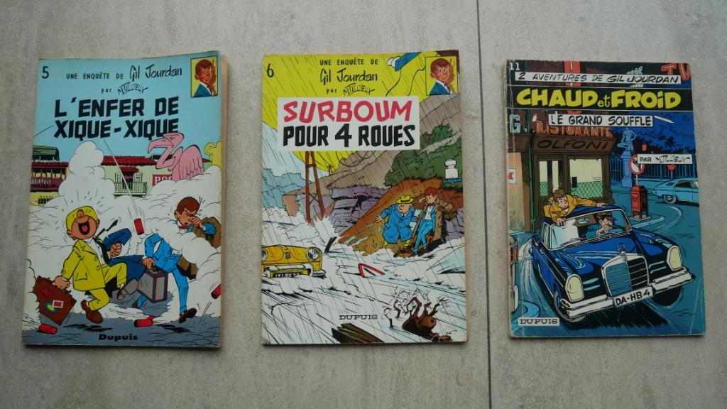 BD Gil Jourdan 5 L Enfer 6 Surboum 11 Chaud et froid Fine BD, Une BD, Enlèvement ou Envoi, Utilisé