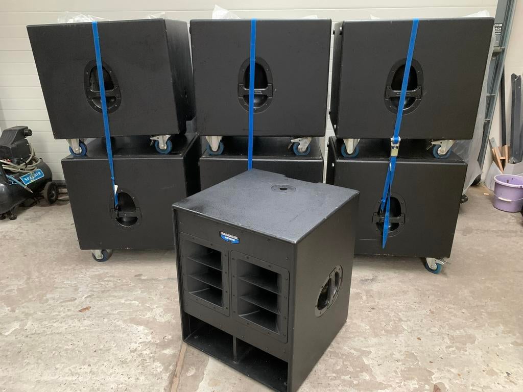 Mackie SWA1801 actieve subs, Enlèvement, Comme neuf