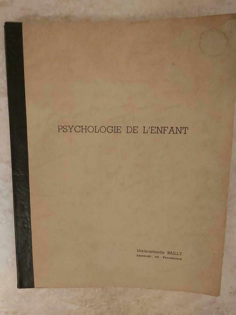 Psychologie de l'enfant  - Mademoiselle Bailly, Ophalen of Verzenden, Gelezen