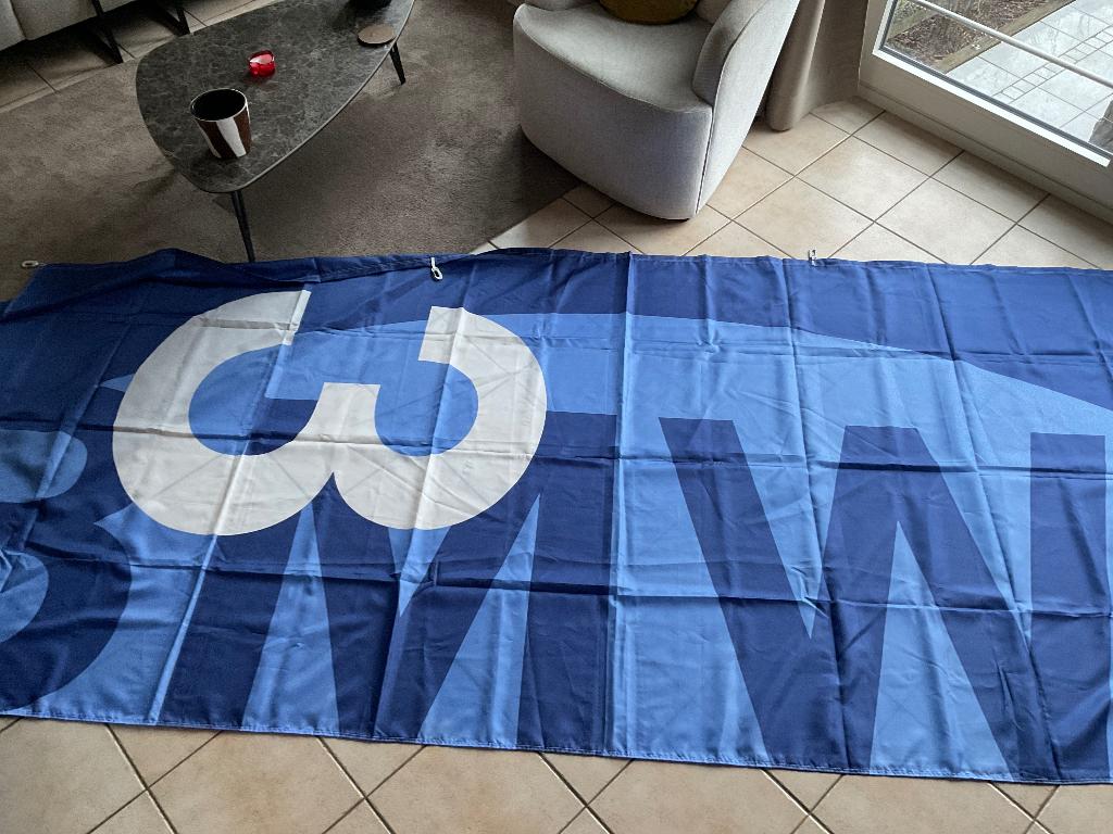 Vintage BMW 3-serie - vlaggenvlag OEM BMW NIEUW, Ophalen