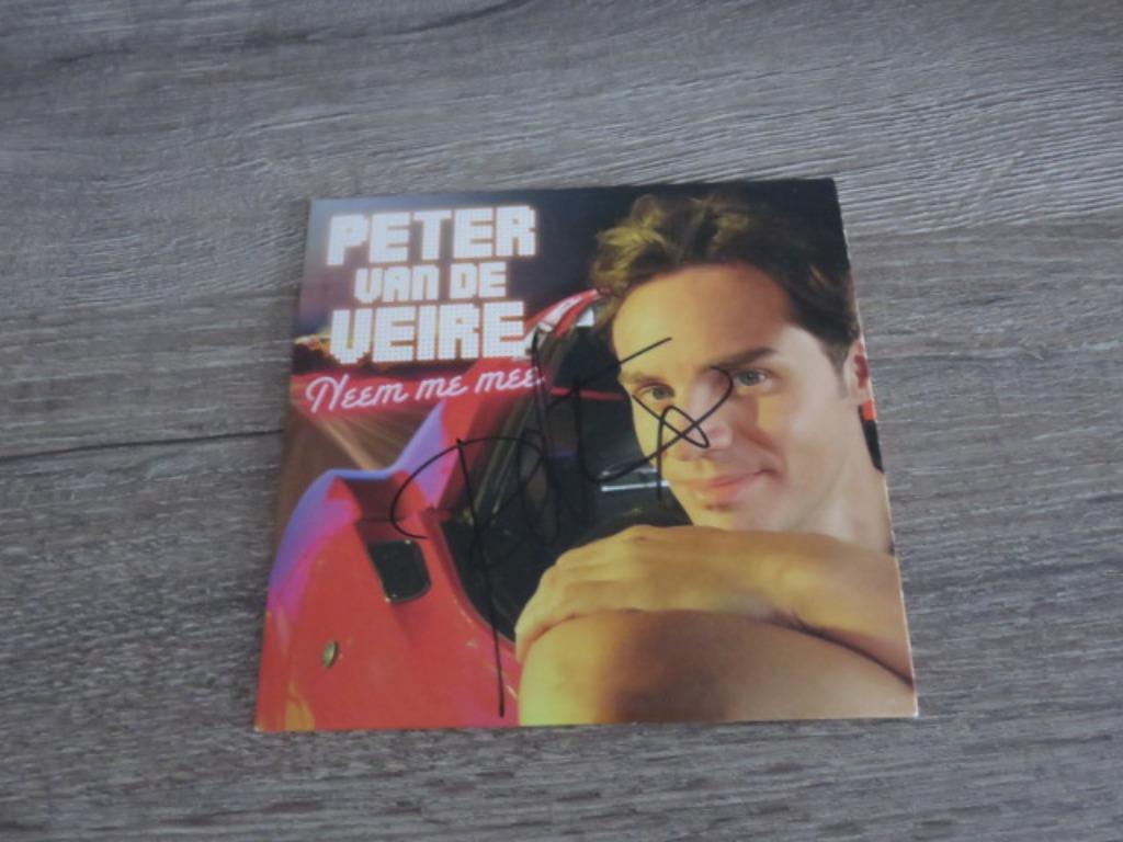 CD single: Peter Van De Veire - Neem Me Mee - getekend, Ophalen of Verzenden, Gebruikt, Overige genres