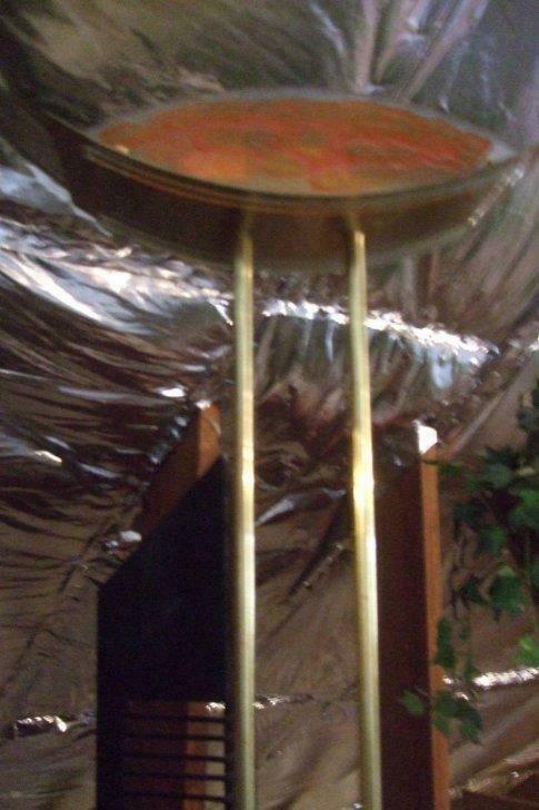 Vintage staande lamp, Ophalen