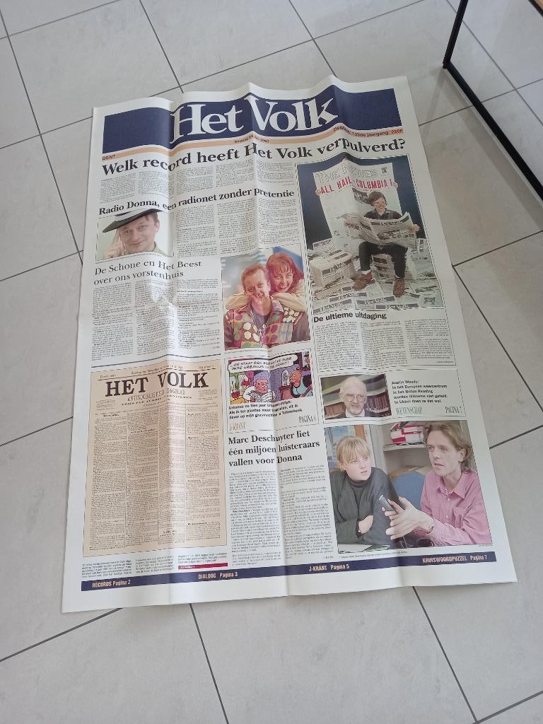 Speciale krant : Het volk, Verzamelen, Ophalen of Verzenden, 1980 tot heden, Krant