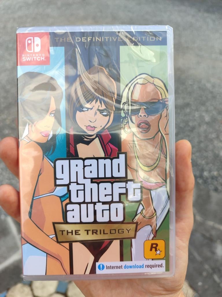GTA Trilogy switch, Ophalen of Verzenden, Zo goed als nieuw