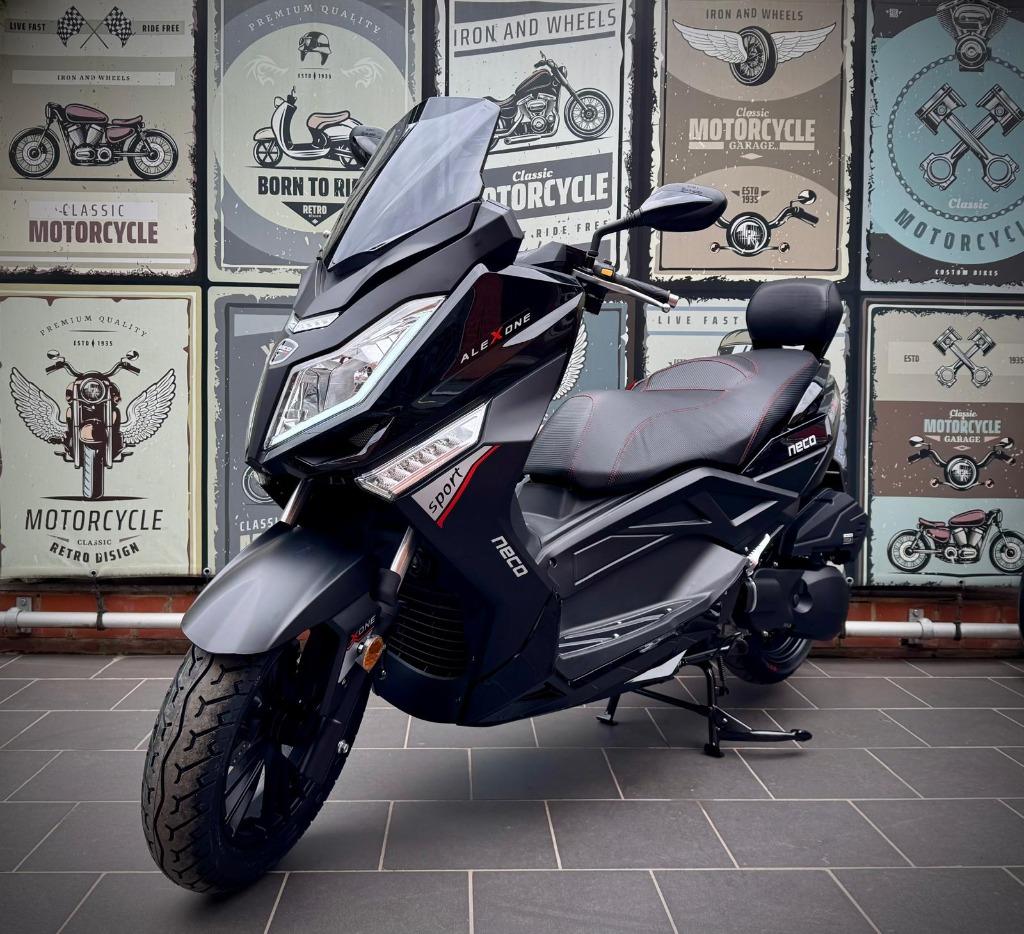 NECO ALEXONE 125cc-scooter - Nieuw - B-rijbewijs, Fietsen en Brommers, Neco, Nieuw, Benzine, 125 cc
