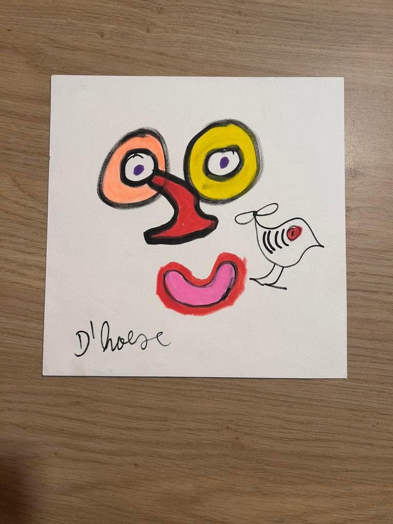 tekening/schilderwerk D’haese, Antiek en Kunst, Ophalen
