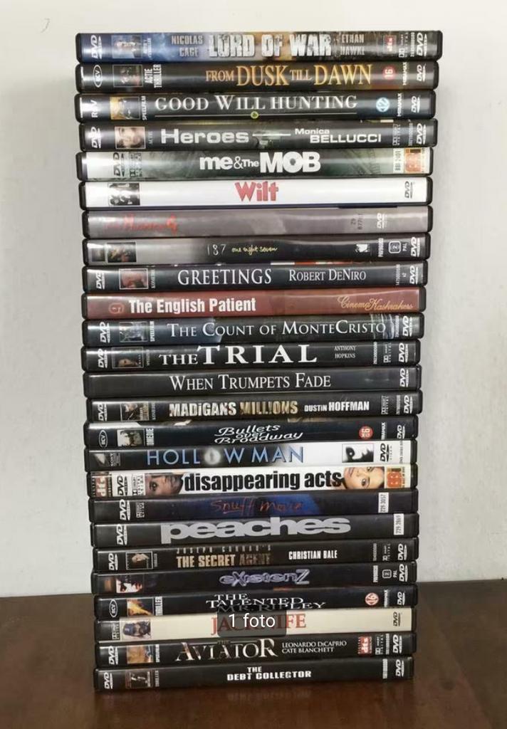 Diverse DVD’s Titels zie hieronder, Enlèvement ou Envoi, Comme neuf
