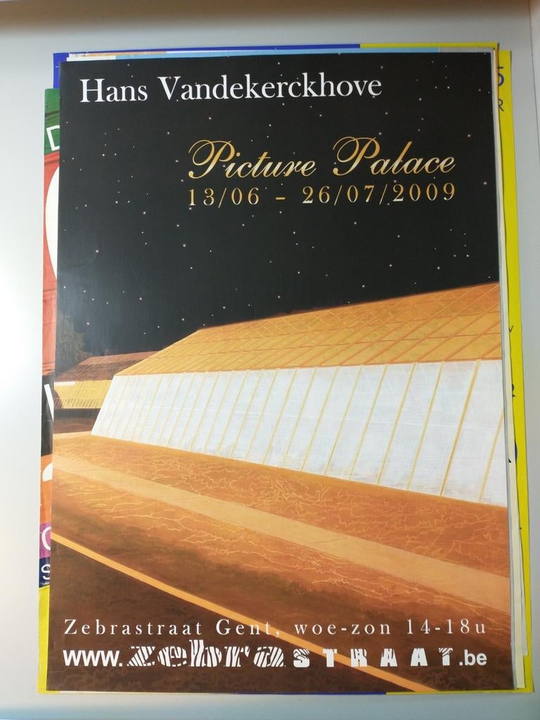 Hans Vandekerckhove Picture Palace 2009 affiche, Ophalen of Verzenden, Zo goed als nieuw