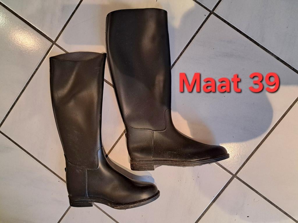Bottes d'équitation - noires - taille 39, Femmes, Enlèvement, Utilisé, Chaussures