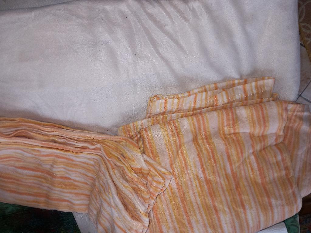 Draps pilou parure complète 2 personnes, Huis en Inrichting, Slaapkamer | Beddengoed, Nieuw, Overige typen, Tweepersoons, Oranje