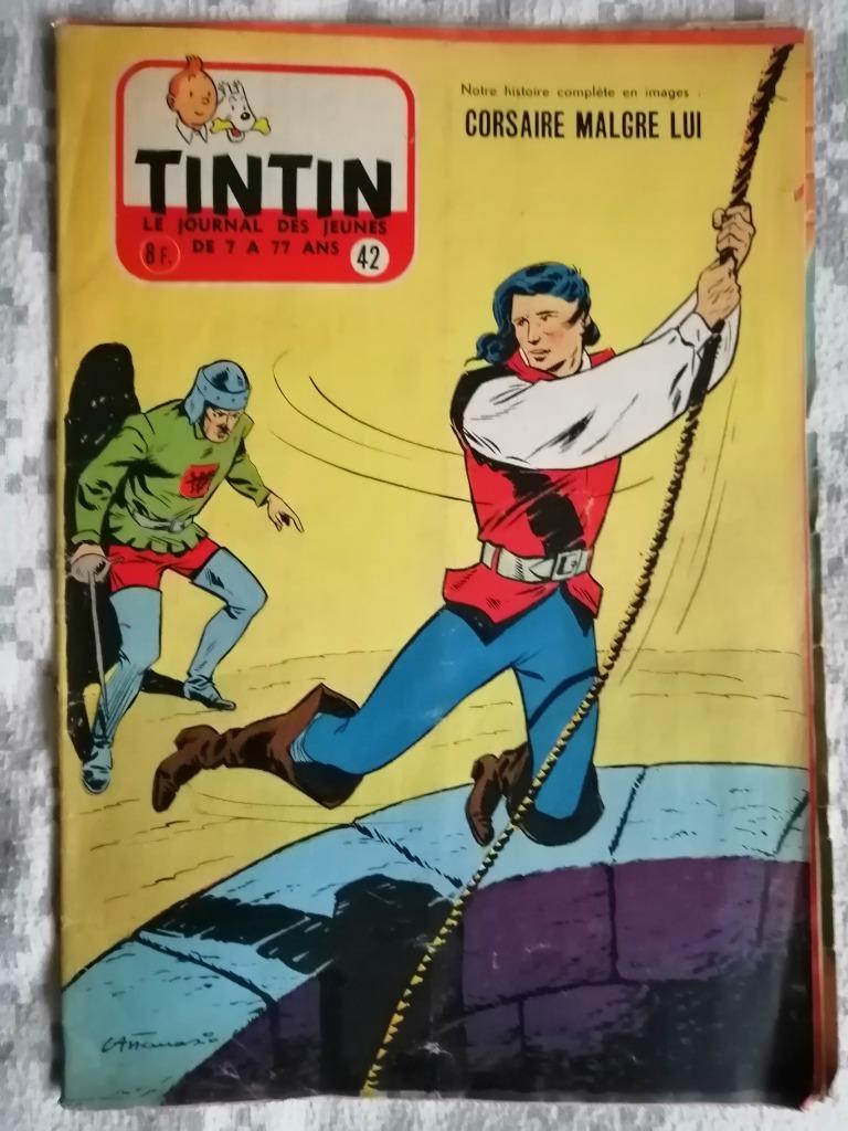 Journal de TINTIN édition Belge n42 - 17 octobre 1956, Ophalen of Verzenden, Tijdschrift