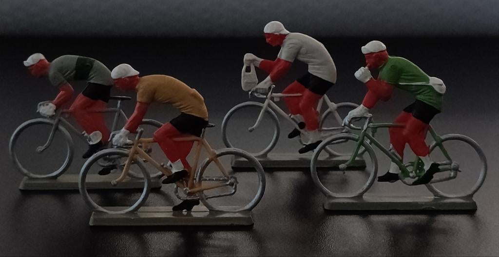Vintage miniatuur wielrenners/coureurs., Ophalen of Verzenden