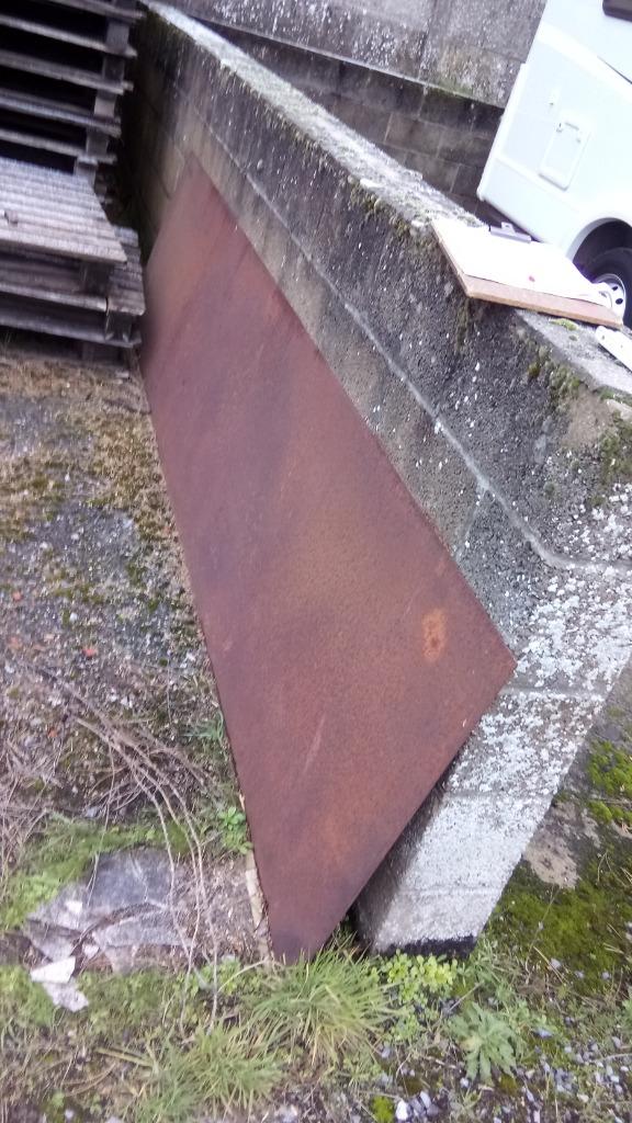 Tôles en fer  neuves mais rouillées, Bricolage & Construction, Enlèvement, Neuf, Fer