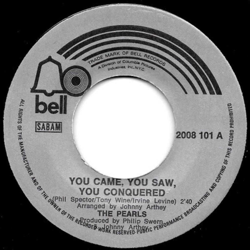 The Pearls‎–You Came, You Saw, You Conquered:"Popcorn swing", 7 inch, Single, Ophalen of Verzenden, Zo goed als nieuw