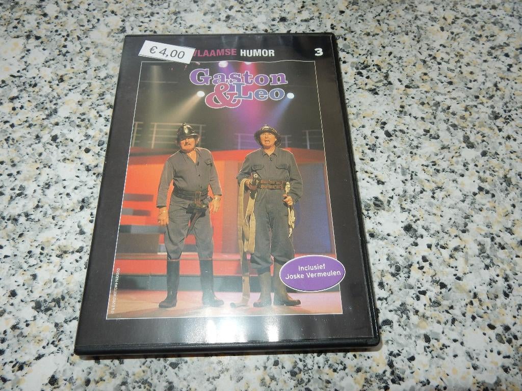 nr.2223- Dvd: gaston & leo - humor, Alle leeftijden, Ophalen of Verzenden, Zo goed als nieuw, Stand-up of Theatershow