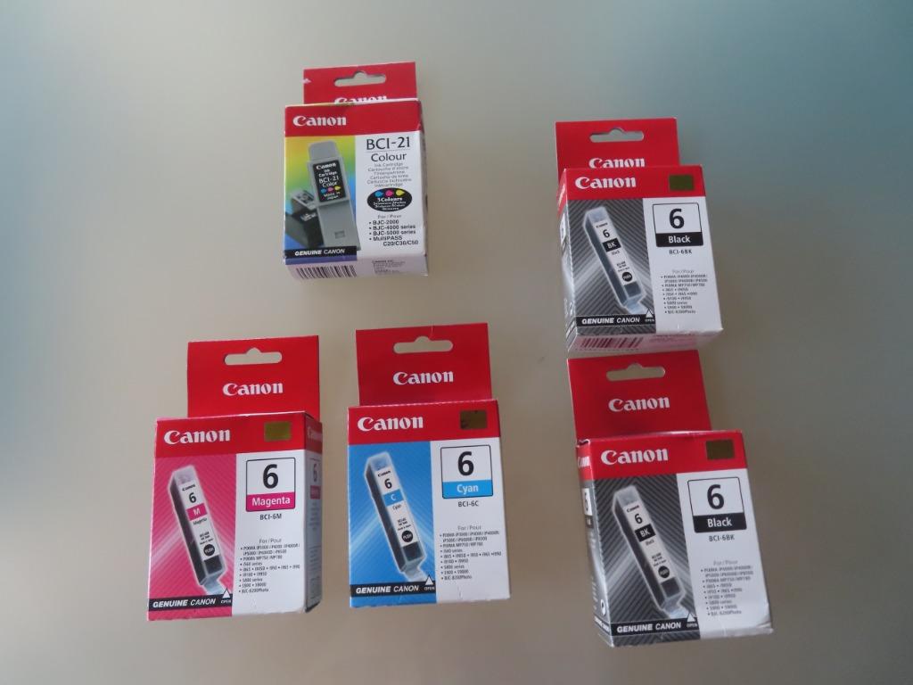 NOUVEAU : cartouche d'encre CANON à 4 €/pièce cyan, magenta,, Informatique & Logiciels, Fournitures d'imprimante, Neuf, Cartridge