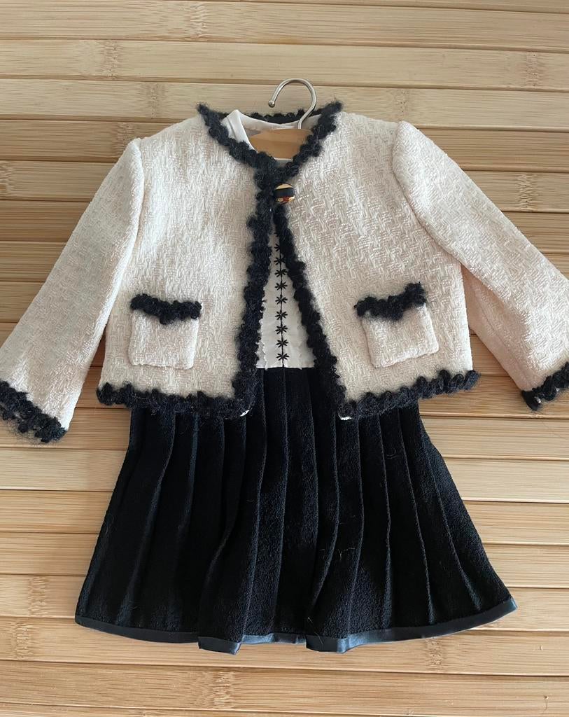 Vintage deux pieces ensemble voor (sier)pop., Ophalen, Zo goed als nieuw