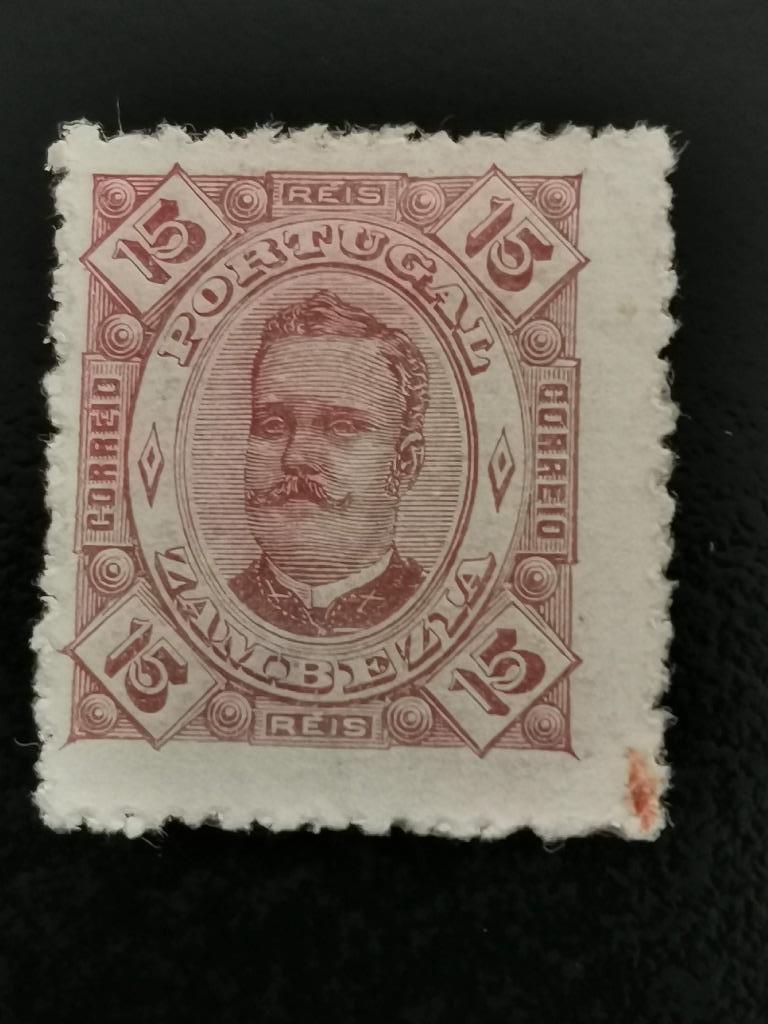 Zambezie 1894 - Koning Karl I van Portugal, Ophalen of Verzenden, Overige landen, Gestempeld