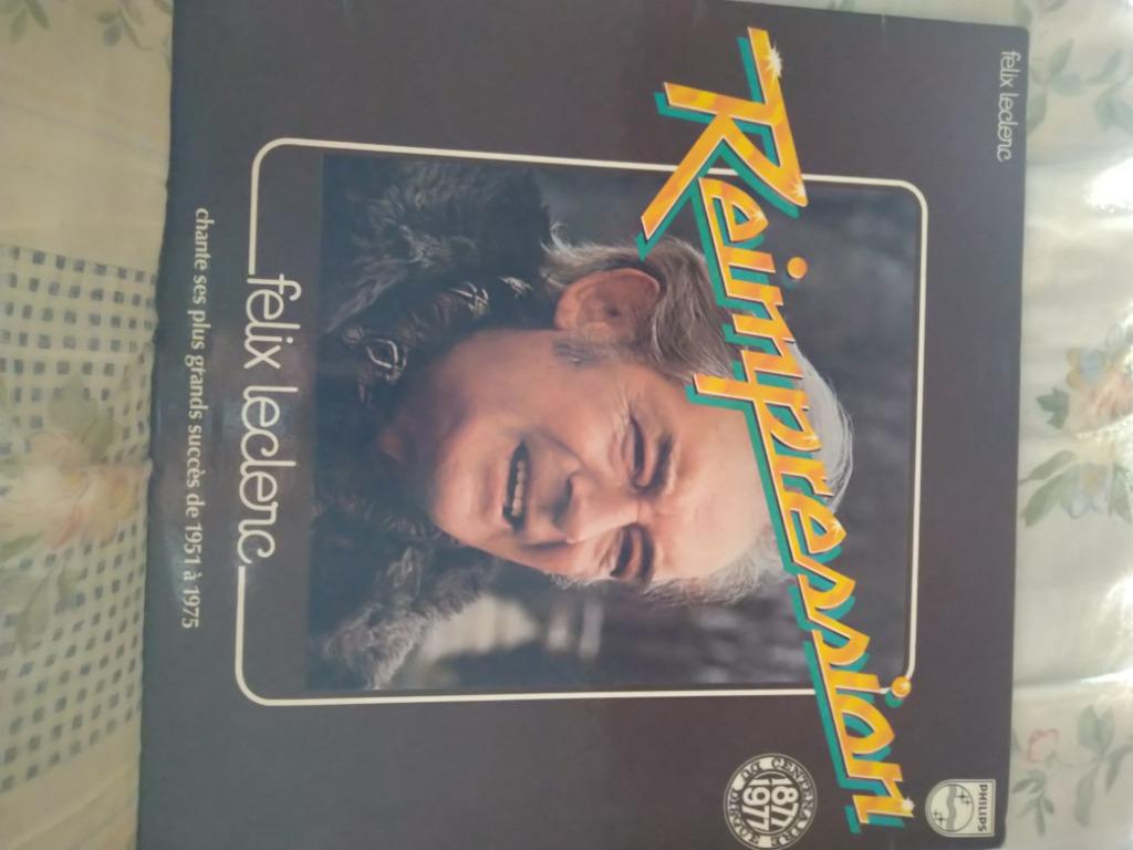 Vinyle Félix Leclerc, Ophalen, Voor 1960, Gebruikt