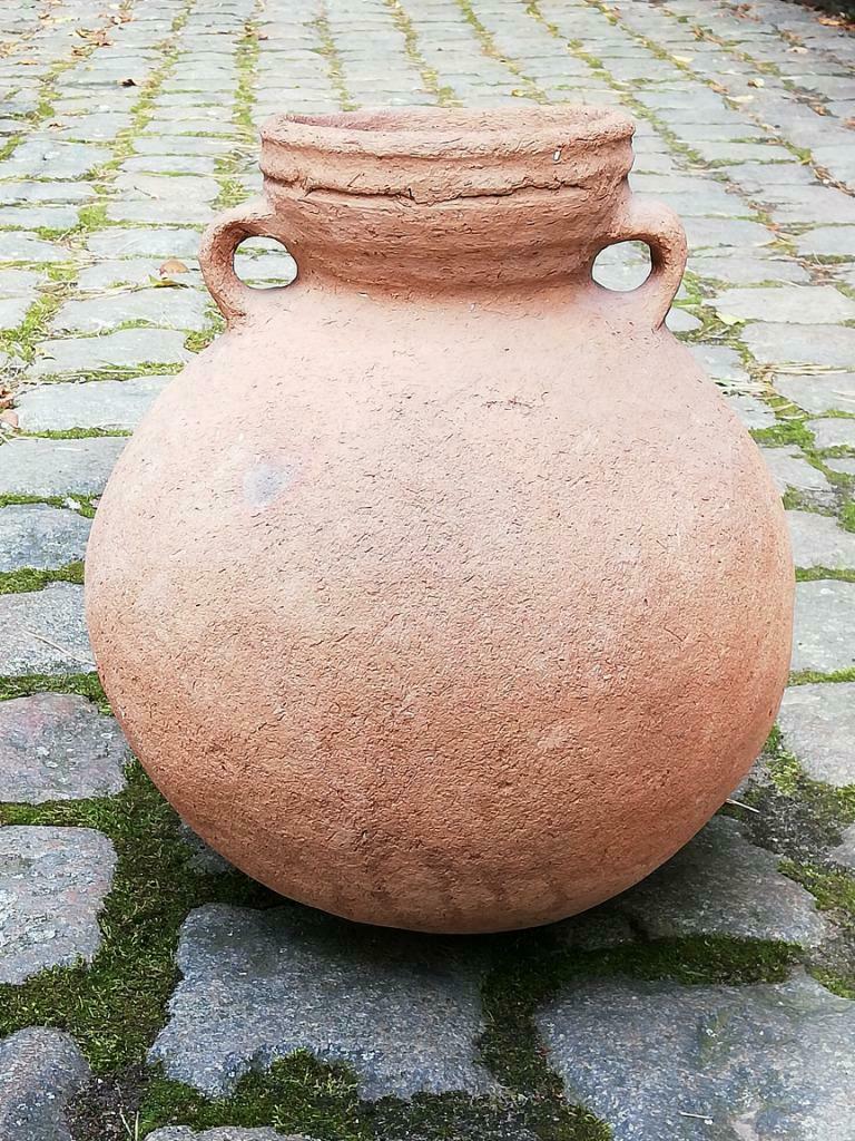 Mooie vaas in terracotta - Afrikaans - 2de helft 20ste Eeuw, Antiek en Kunst, Curiosa en Brocante, Ophalen