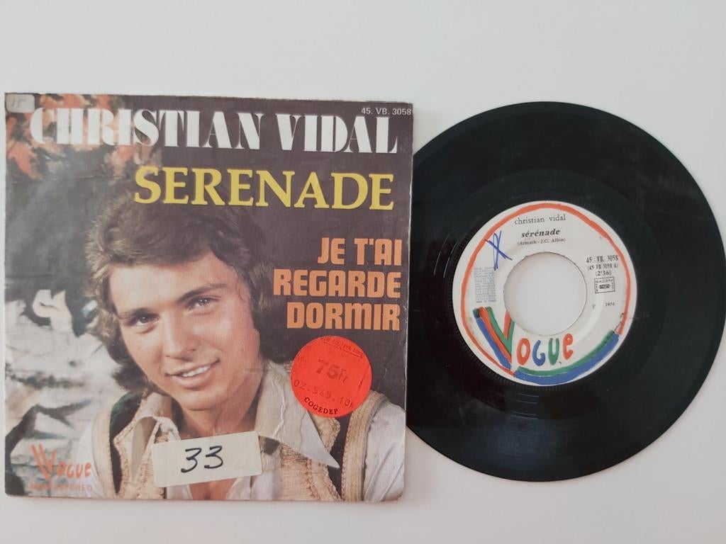 Christian Vidal - serenade, Ophalen of Verzenden, Gebruikt, 7 inch, Single
