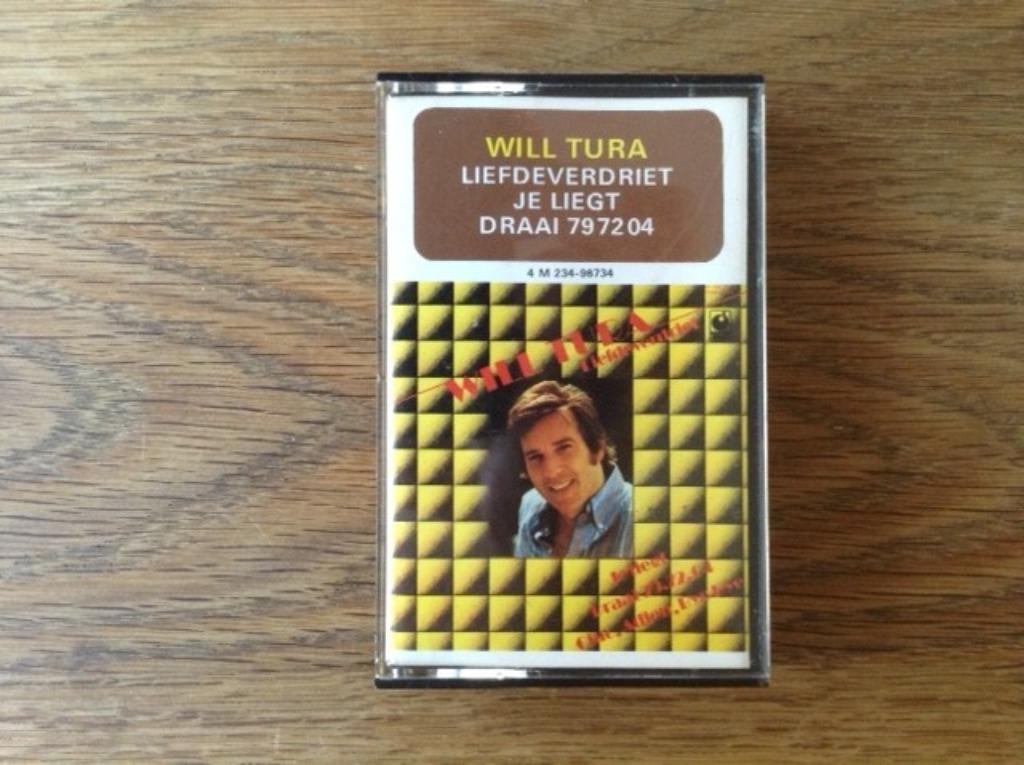 muziekcassette will tura, Cd's en Dvd's, Cassettebandjes, Ophalen of Verzenden, Nederlandstalig, 1 bandje, Origineel