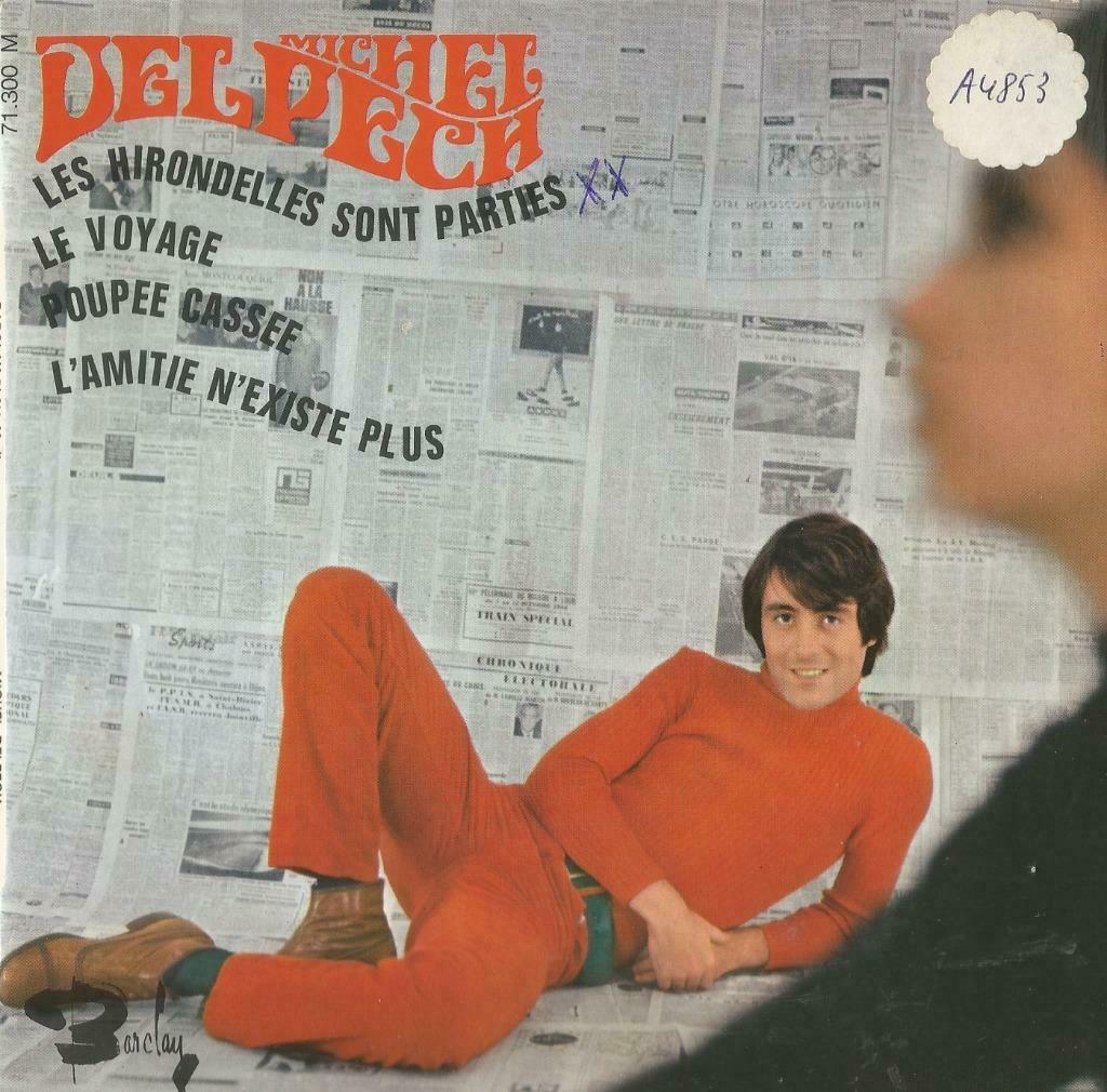 Michel Delpech – Les hirondelles sont parties / Le voyage +, Enlèvement ou Envoi, Utilisé, Pop, 7 pouces