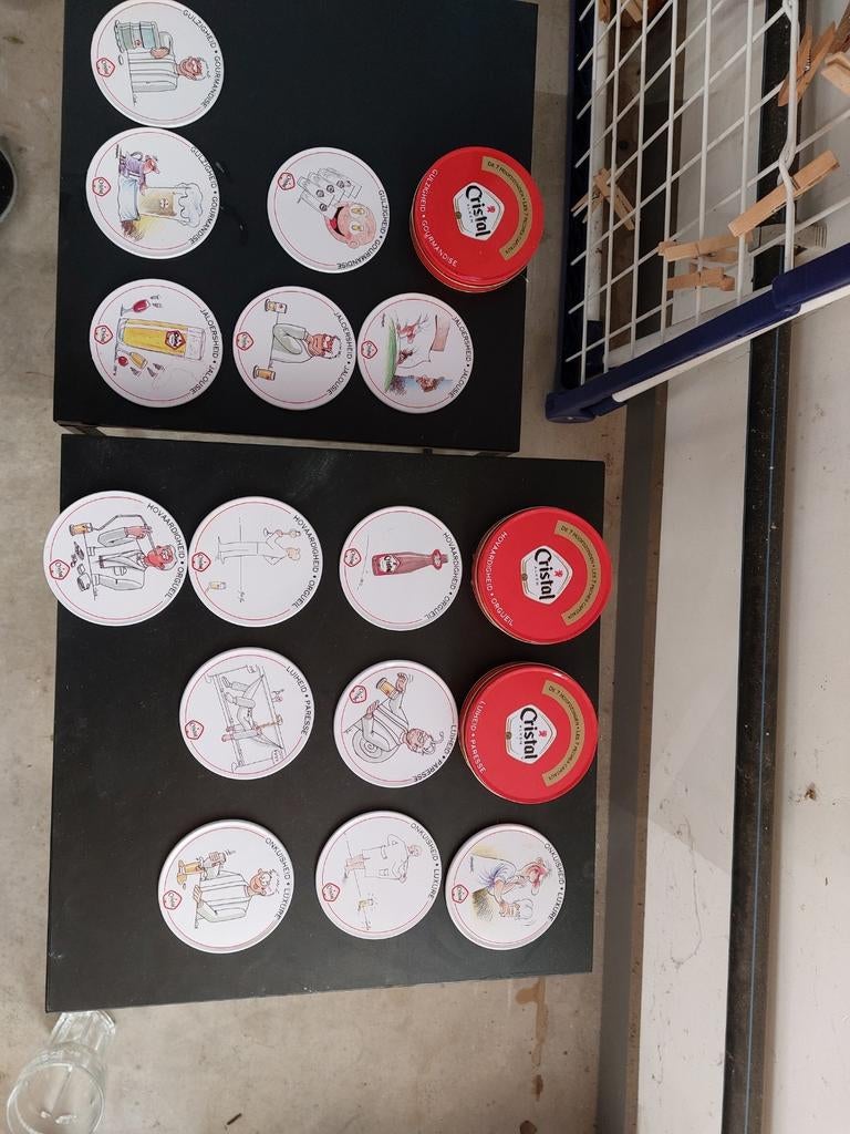 Sous-verres Cristal Alken Collect, Enlèvement ou Envoi, Comme neuf, Sous-bock, Autres marques