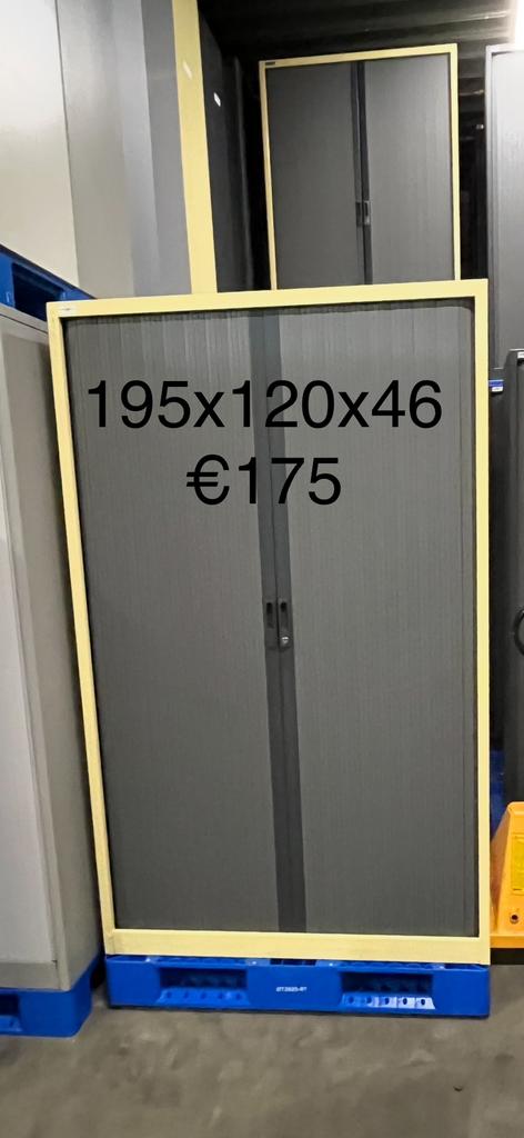 Rolluik kast/Roldeurkast/archiefkast, geel/zwart,antraciet, Enlèvement