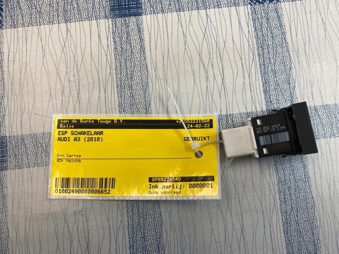 ESP Schakelaar van een Audi A3, Auto-onderdelen, Ophalen of Verzenden, 3 maanden garantie, Gebruikt
