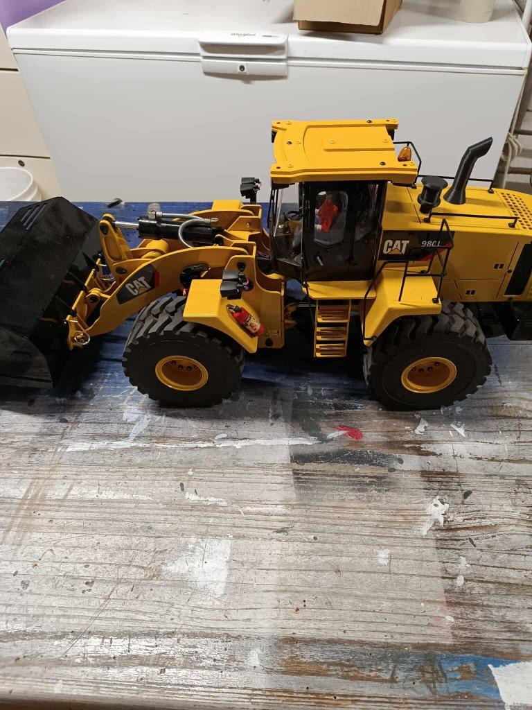 Wiellader CAT, Hobby en Vrije tijd, Modelbouw | Auto's en Voertuigen, Gebruikt, Overige typen, Groter dan 1:32, Ophalen