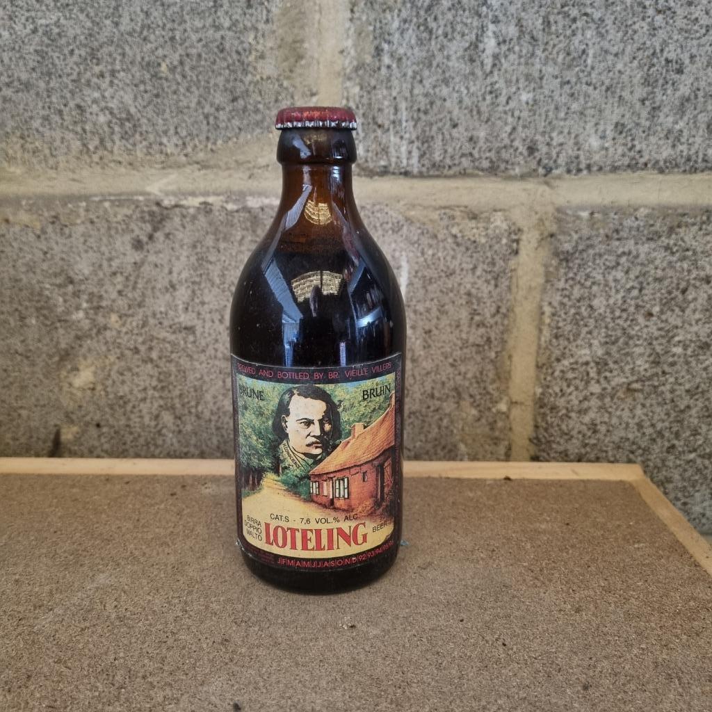 Bouteille de bière brune Loteling bruin, Ophalen of Verzenden, Gebruikt, Flesje(s), Overige merken