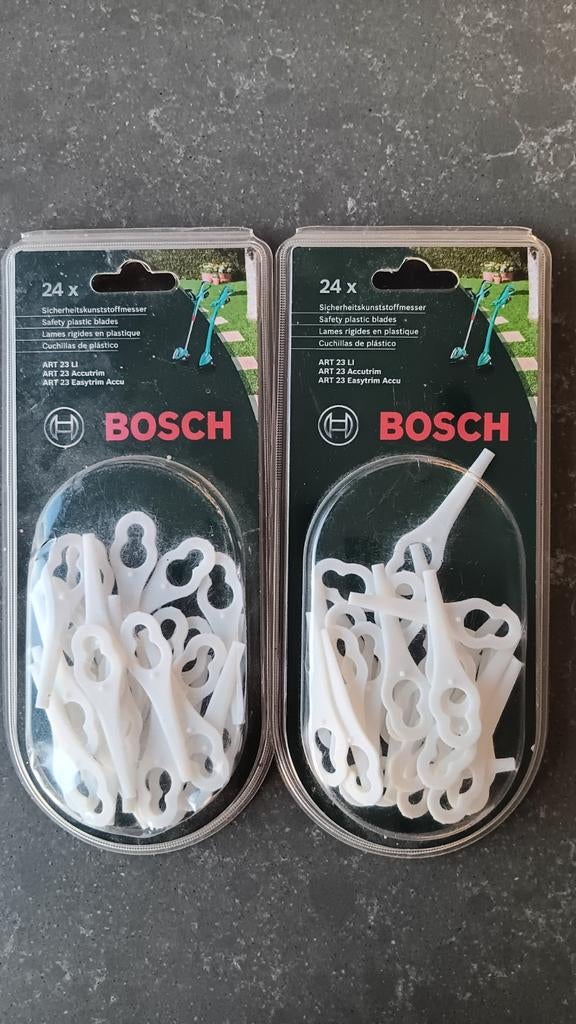 Bosch kunststofmessen voor grastrimmer ART 23, Tuin en Terras, Ophalen, Nieuw, Accu, Bosch