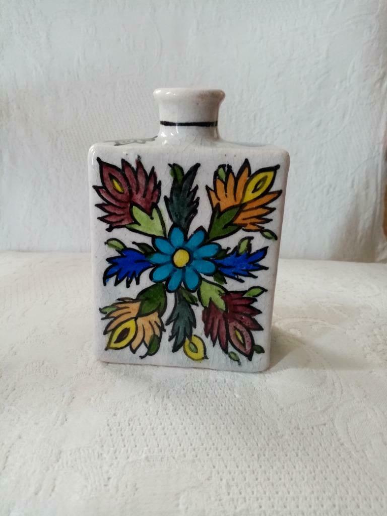 Perzisch aardewerk vaas .. jaar 1900 / jaren 50 15cm, Antiek en Kunst, Antiek | Vazen, Ophalen of Verzenden