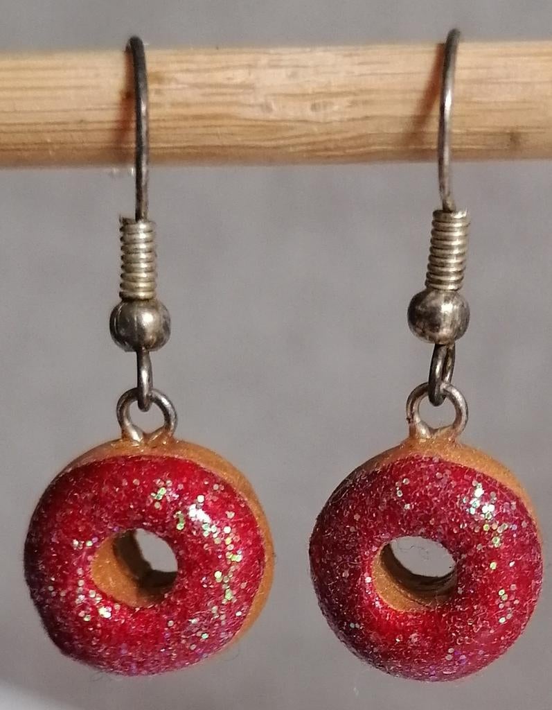 Leuke Donut oorbellen, Handtassen en Accessoires, Ophalen of Verzenden, Nieuw