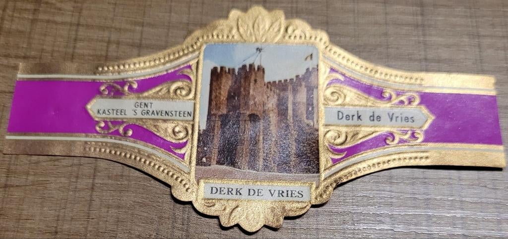 Oud verzamelprentje: Gravensteen Gent, Verzamelen, Foto's en Prenten, Ophalen of Verzenden, Gebruikt, Gebouw, Prent