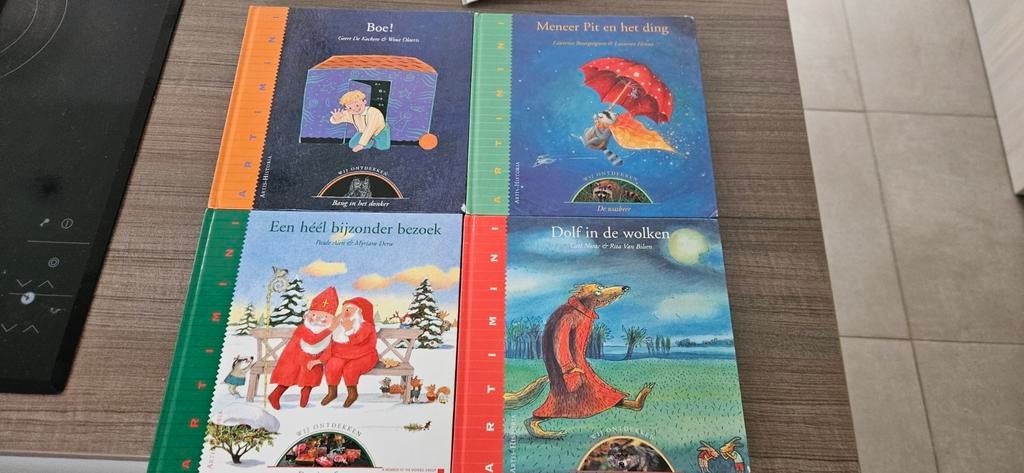 4 kinderboeken Artimini, Ophalen