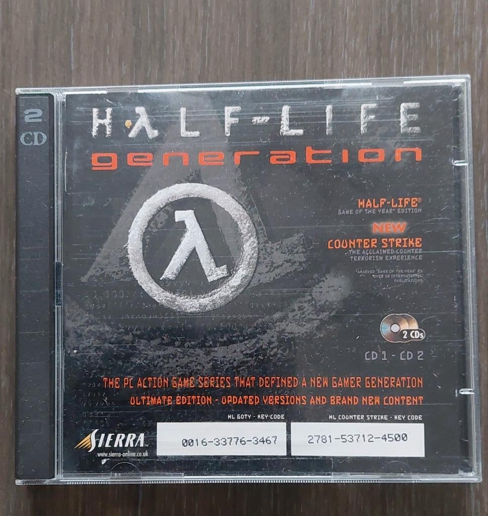 CD-ROM Half life Generation 3 stuks, Games en Spelcomputers, Ophalen of Verzenden, Zo goed als nieuw