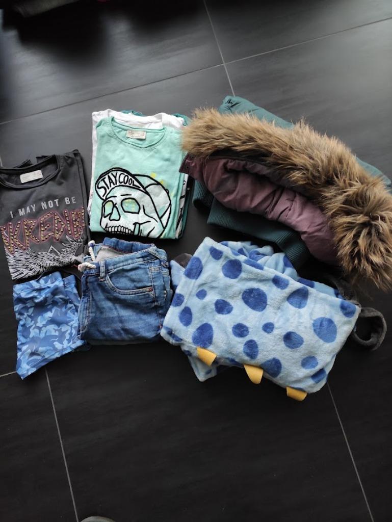 Lot jongens kleding maat 128, Ophalen of Verzenden, Gebruikt, Maat 128