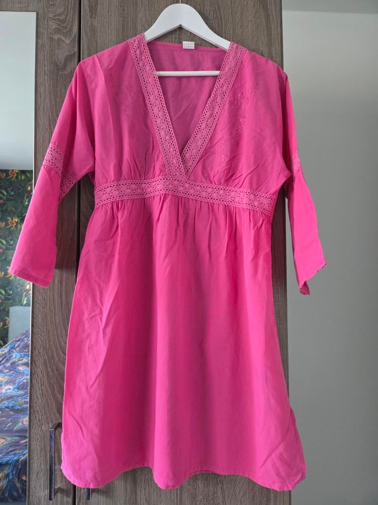 Jolie tunique de plage rose taille moyenne Hunkemöller, Taille 38/40 (M), Enlèvement ou Envoi, Rose, Porté