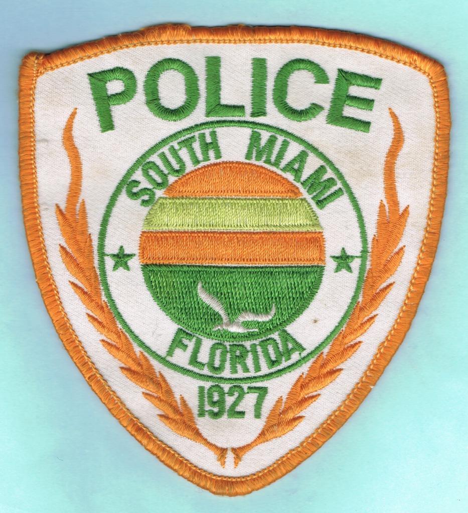 Patch Police South Miami ( D47 ), Enlèvement ou Envoi, Autres, Emblème ou Badge