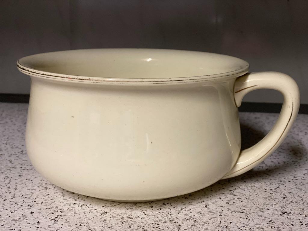 Porseleinen nachtpot/po Villeroy & Boch Mettlach, Antiek en Kunst, Antiek | Porselein, Ophalen