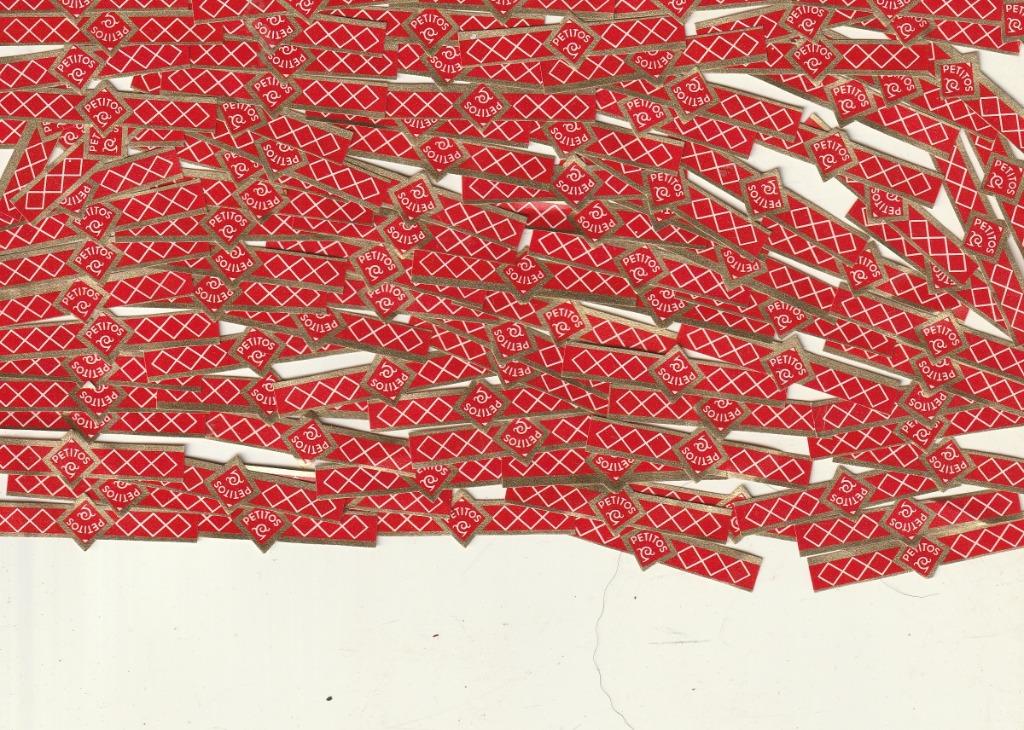 lot van 100 stuks oude sigarenbandjes van Petitos ,zie foto', Verzamelen, Verzenden, Zo goed als nieuw, Sigarenbandjes