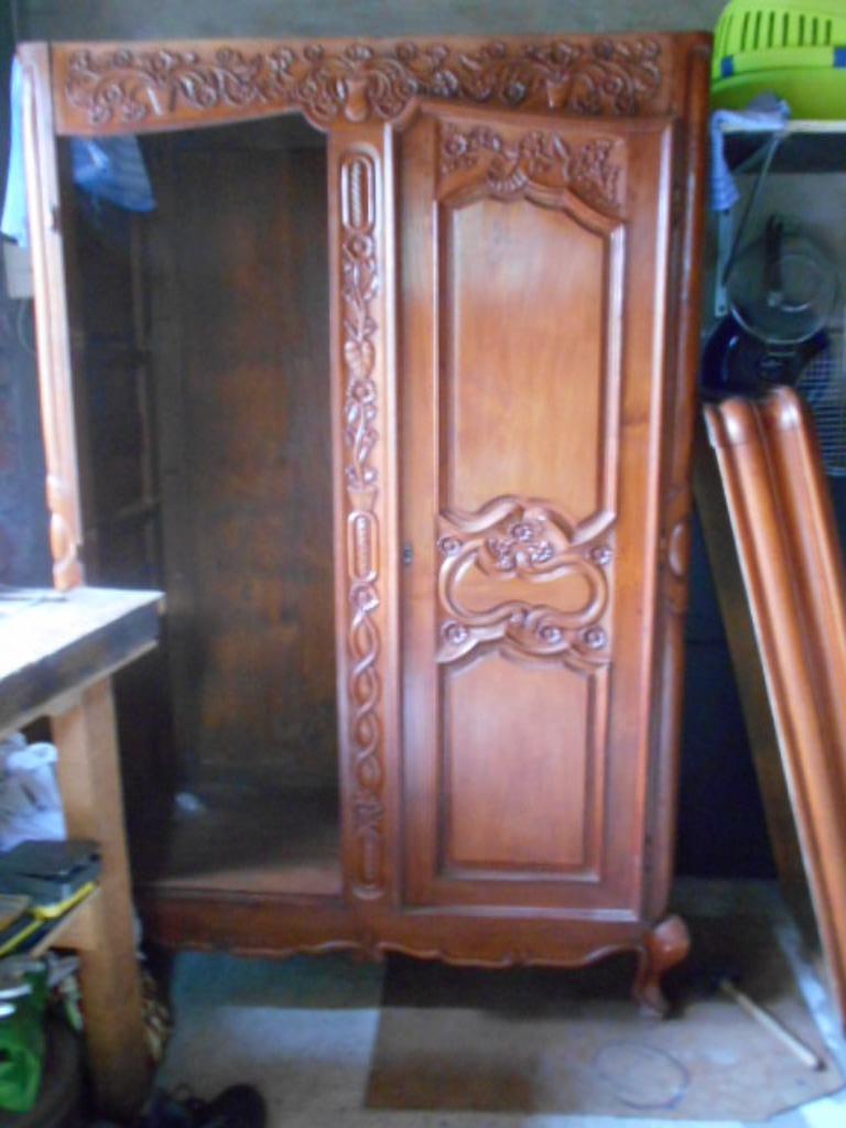 antieke normandische bruidskast massief hout prima staat, Antiek en Kunst, Antiek | Meubels | Kasten, Ophalen