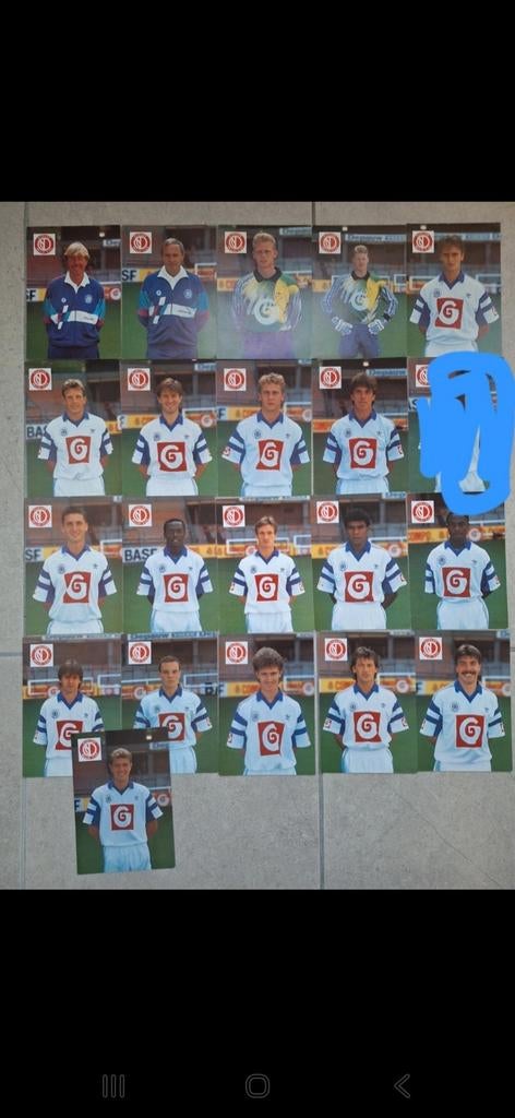 RSCA,  rsc Anderlecht 91 - 92, Collections, Articles de Sport & Football, Enlèvement