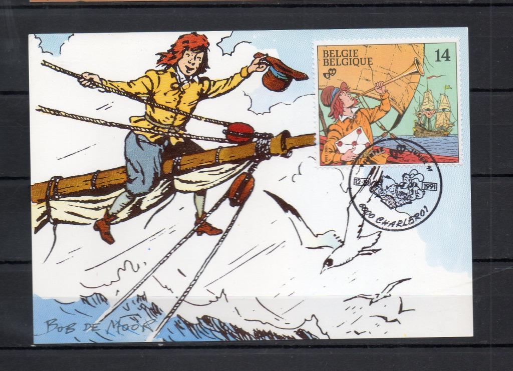 Année 1991 : Carte maximum 2429 - Cori le Moussaillon - Obli, Ophalen of Verzenden