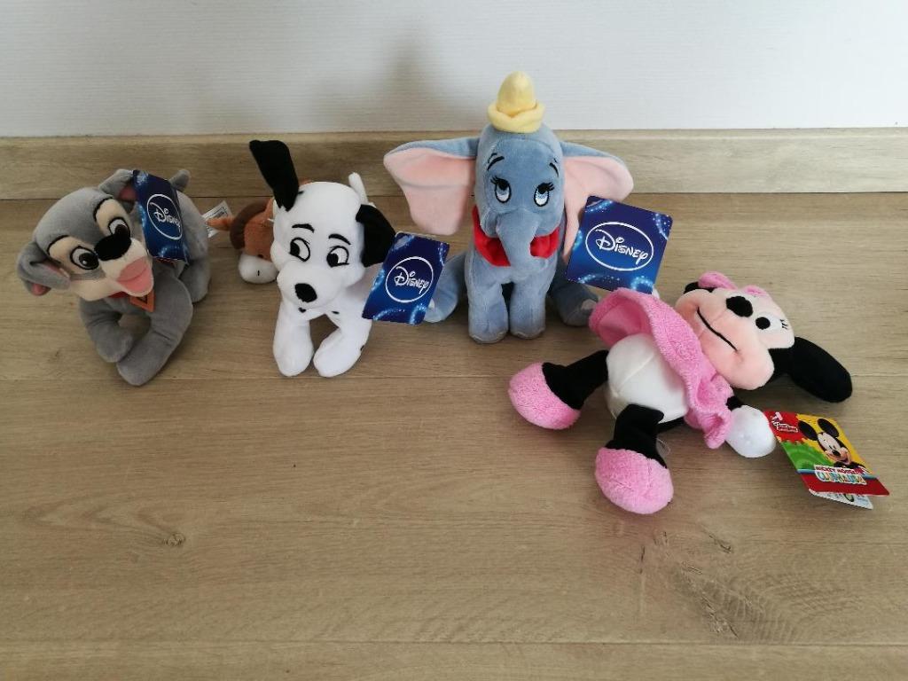 Set van Disney knuffels, Ophalen of Verzenden, Nieuw
