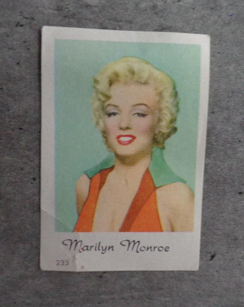MAPLE LEAF GUM film sterren jaren 50/60 MARILYN MONROE, Ophalen of Verzenden, Plaatje