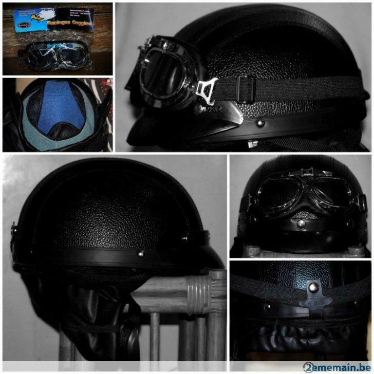 Casque rétro pour Vespa, moto, ancêtre ( jamais porté ), Enlèvement ou Envoi