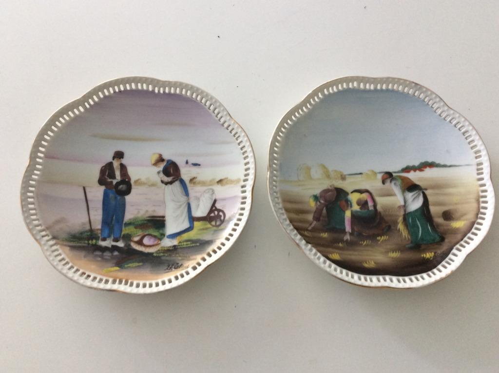 2 vintage angelus borden, Ophalen of Verzenden